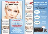 Wimpernlifting mit Power Pads